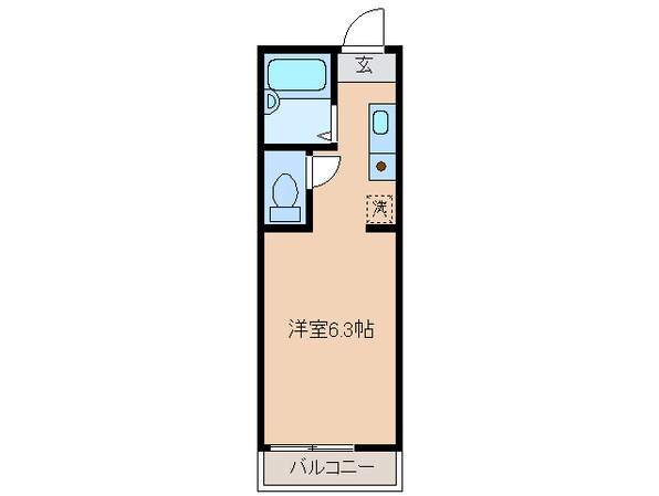 平田町駅 徒歩9分 2階の物件間取画像